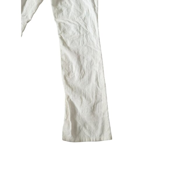 WHBM WHITGE HOUSE BLACK MARKET White Corduroy Straight Leg  Pants Size 2R - Picture 4 of 7